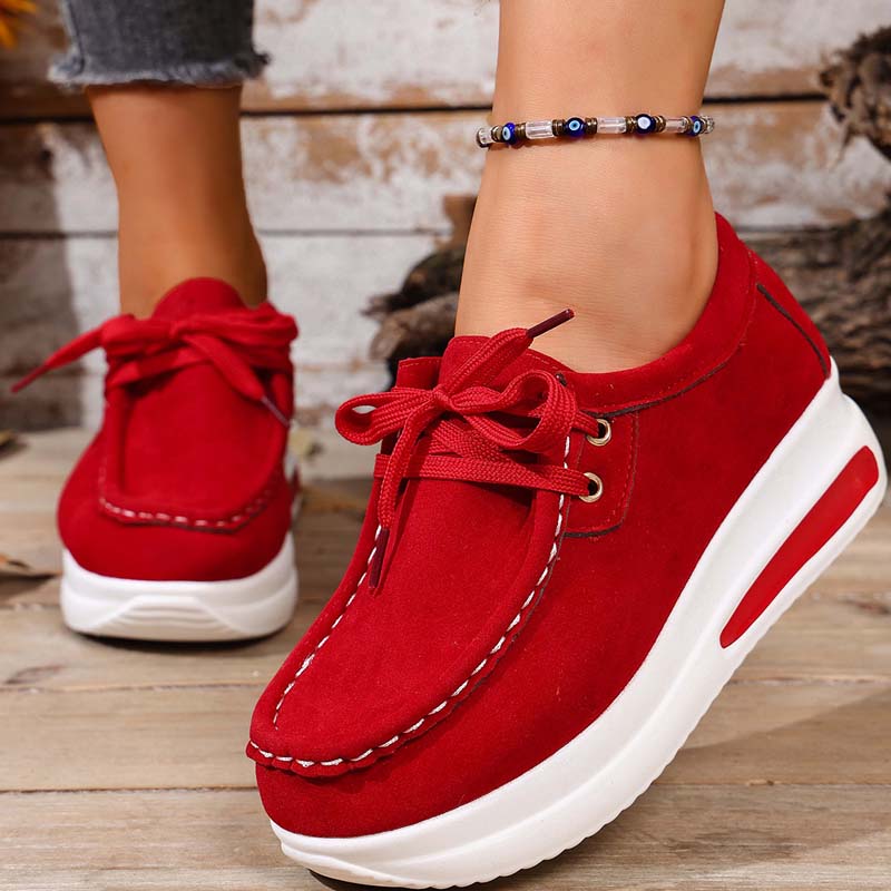 Clara-Wilhelmina | Women's Cushioned Platform Sneakers