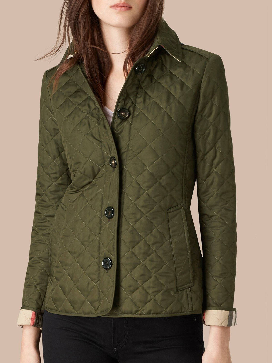 Genevieve-Aurelia | Women's Diamond-Quilted Puffer Jacket
