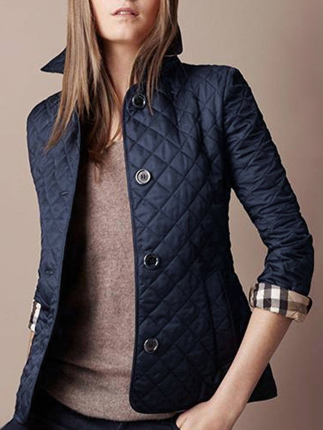 Genevieve-Aurelia | Women's Diamond-Quilted Puffer Jacket