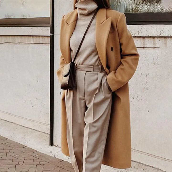 Lucille-Paloma | Women's Double-Breasted Wool Blazer