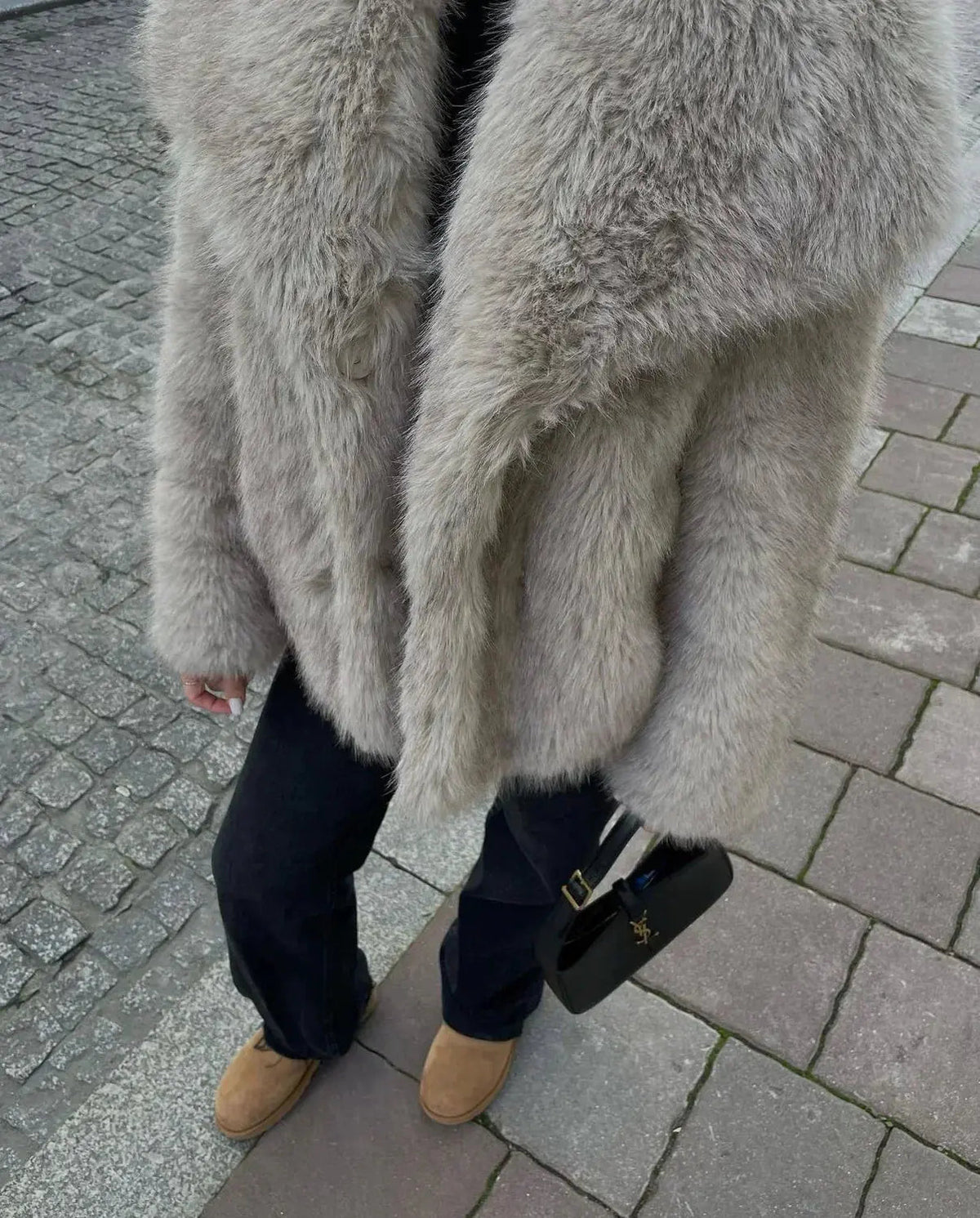 Erna | Women's Faux Fur Collar Jacket