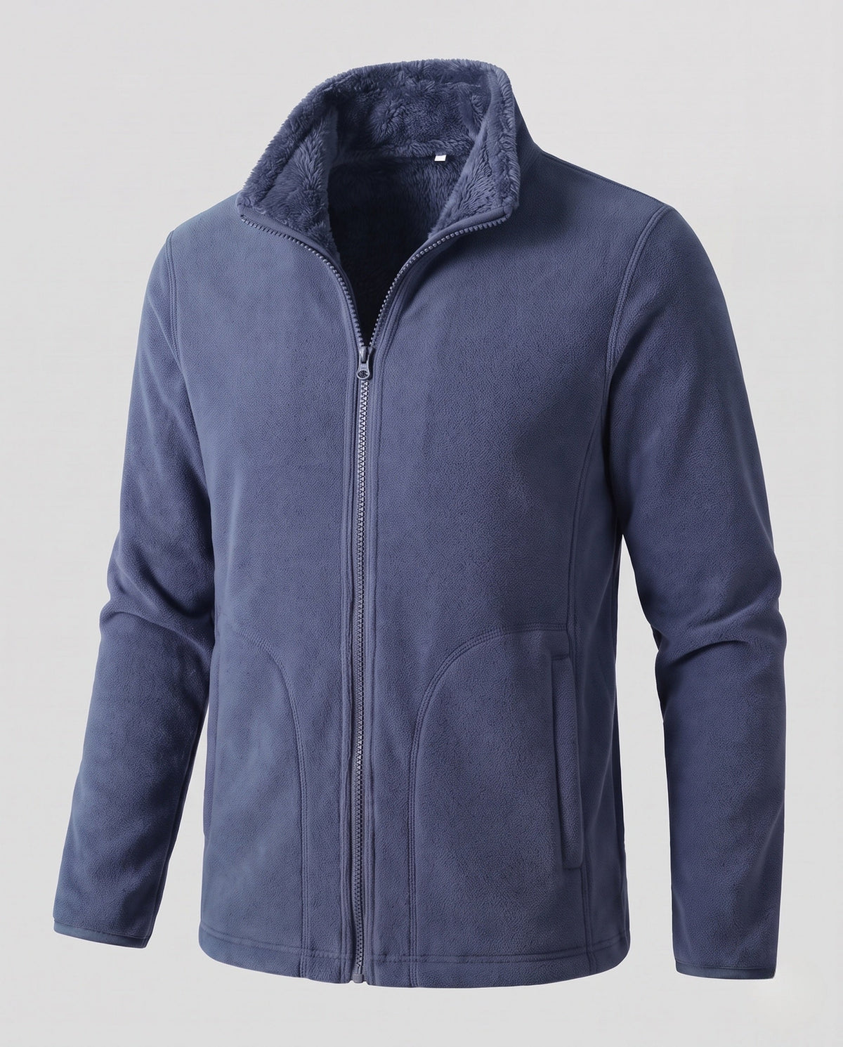 Evelina-Sabine | Women's Fleece-Lined Denim-Style Bomber Jacket
