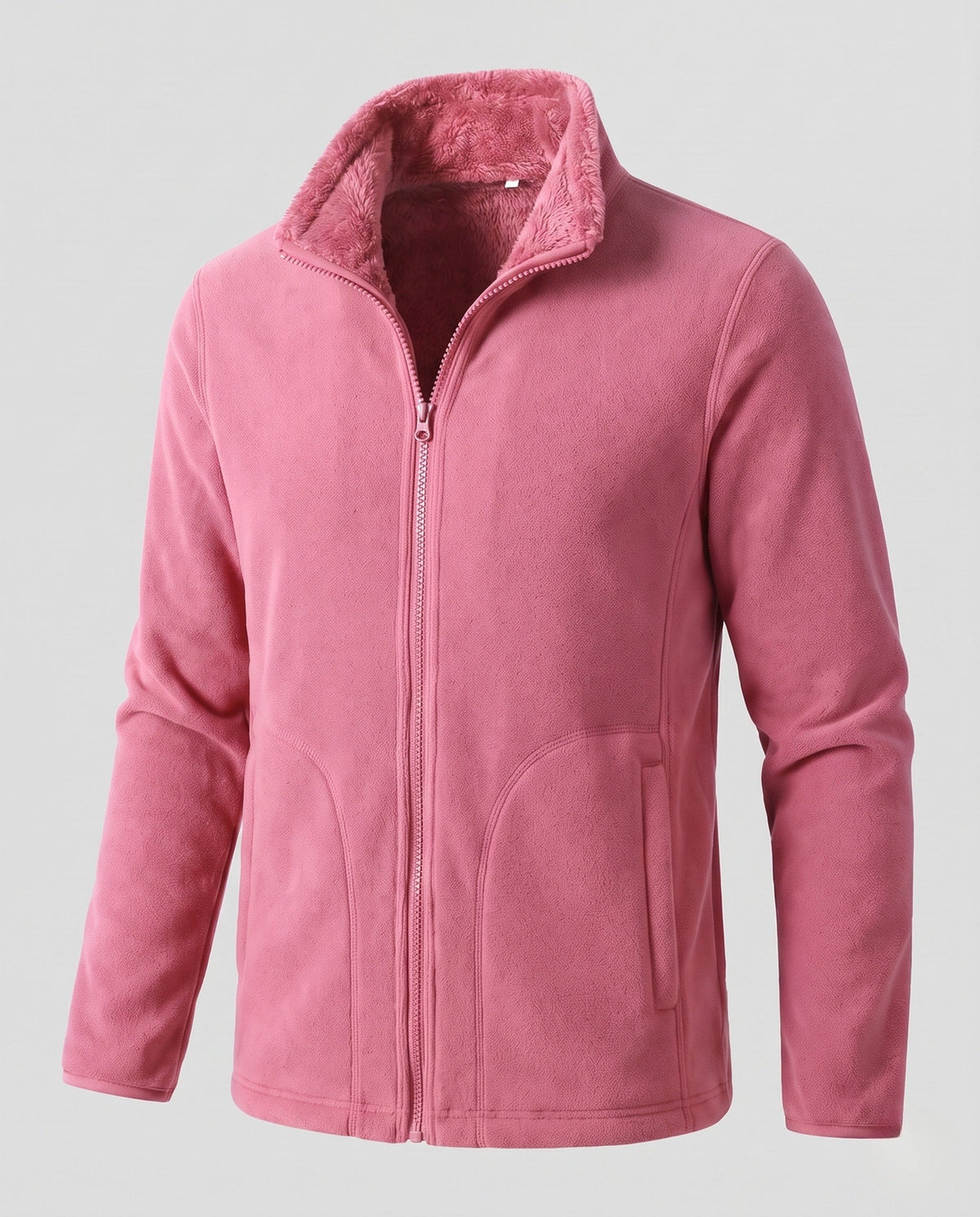 Evelina-Sabine | Women's Fleece-Lined Denim-Style Bomber Jacket