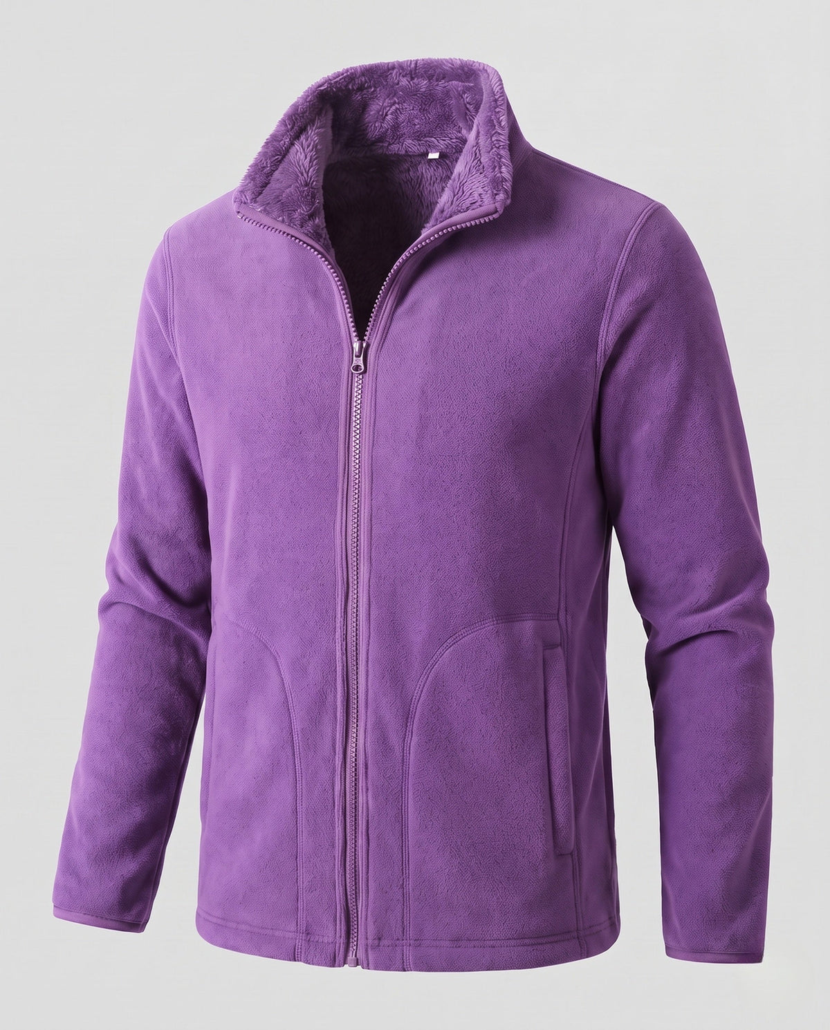 Evelina-Sabine | Women's Fleece-Lined Denim-Style Bomber Jacket