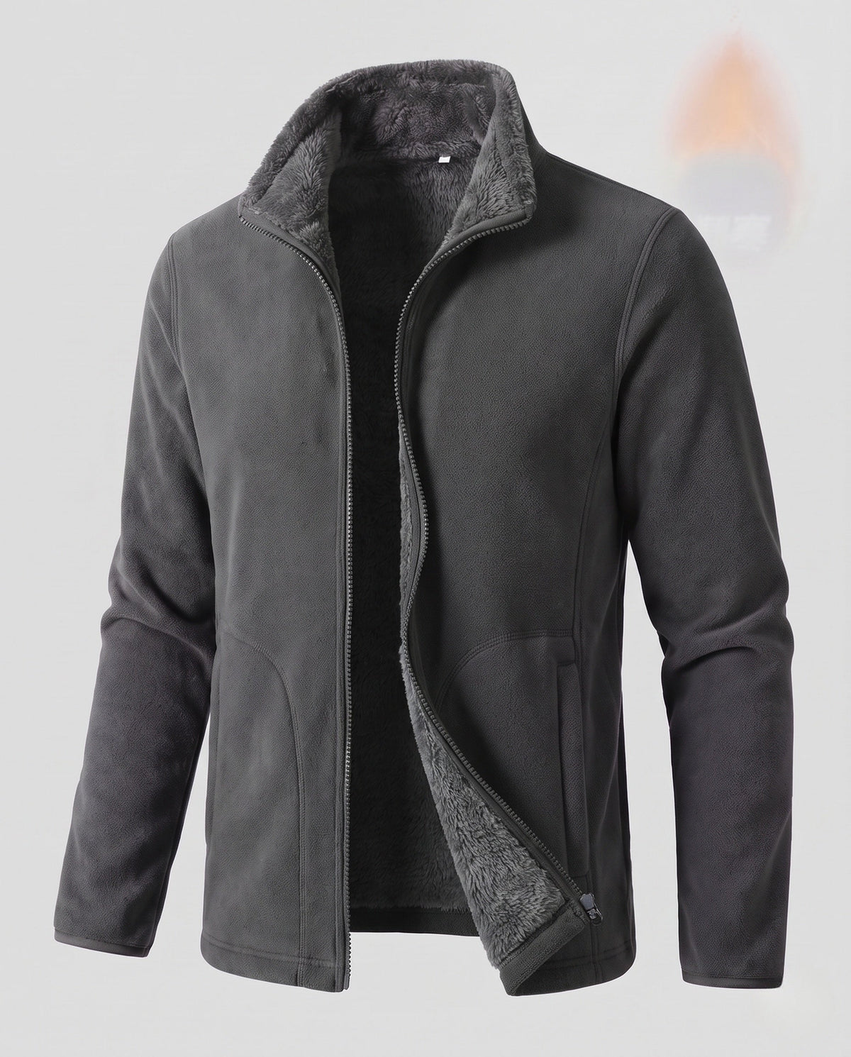 Evelina-Sabine | Women's Fleece-Lined Denim-Style Bomber Jacket