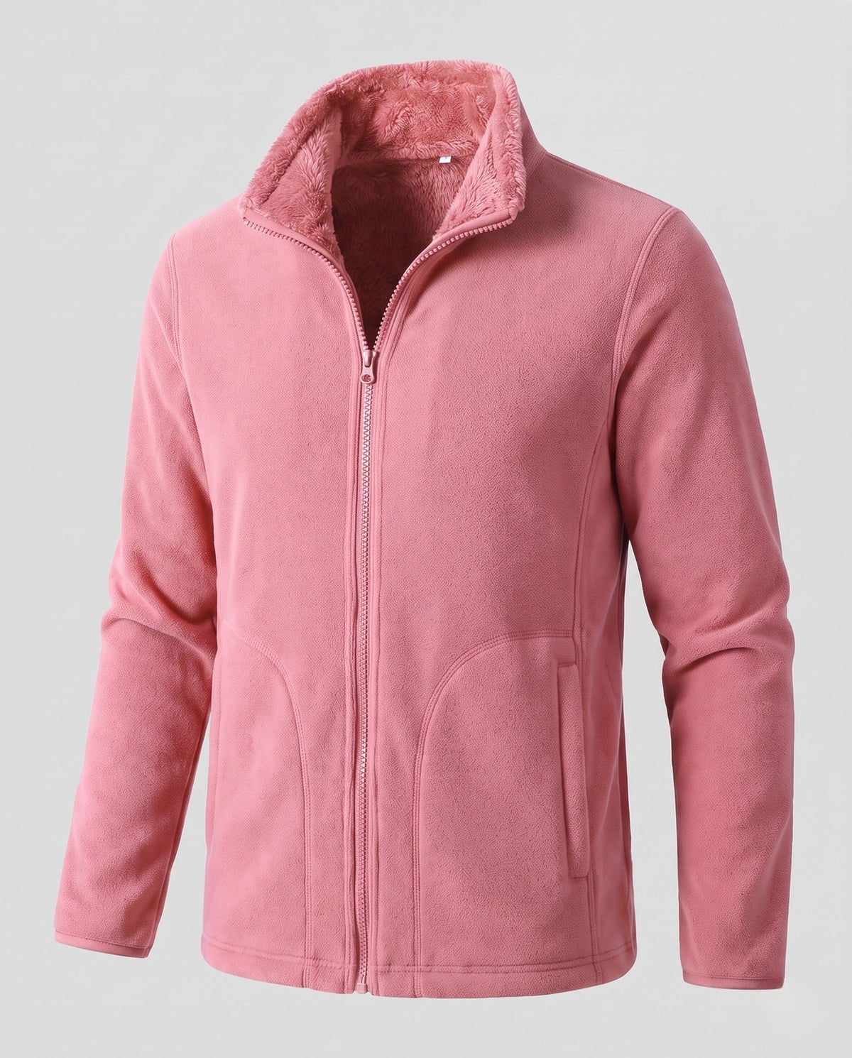 Evelina-Sabine | Women's Fleece-Lined Denim-Style Bomber Jacket