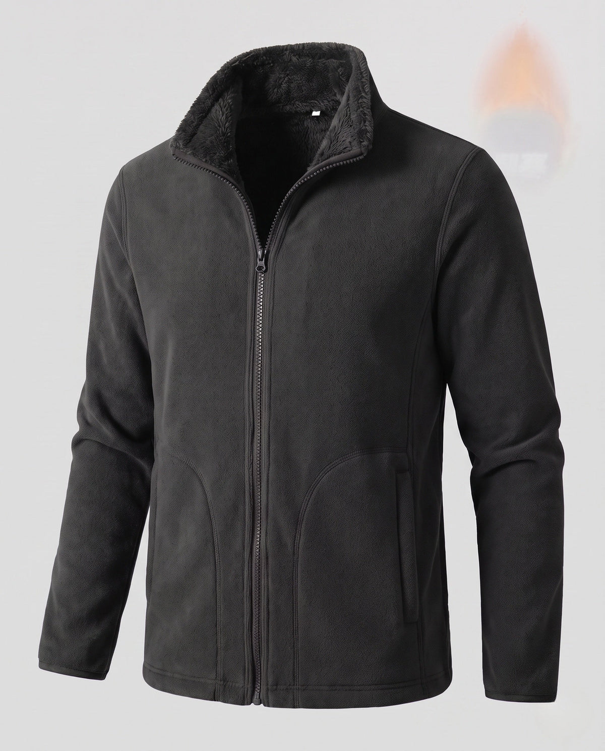 Evelina-Sabine | Women's Fleece-Lined Denim-Style Bomber Jacket
