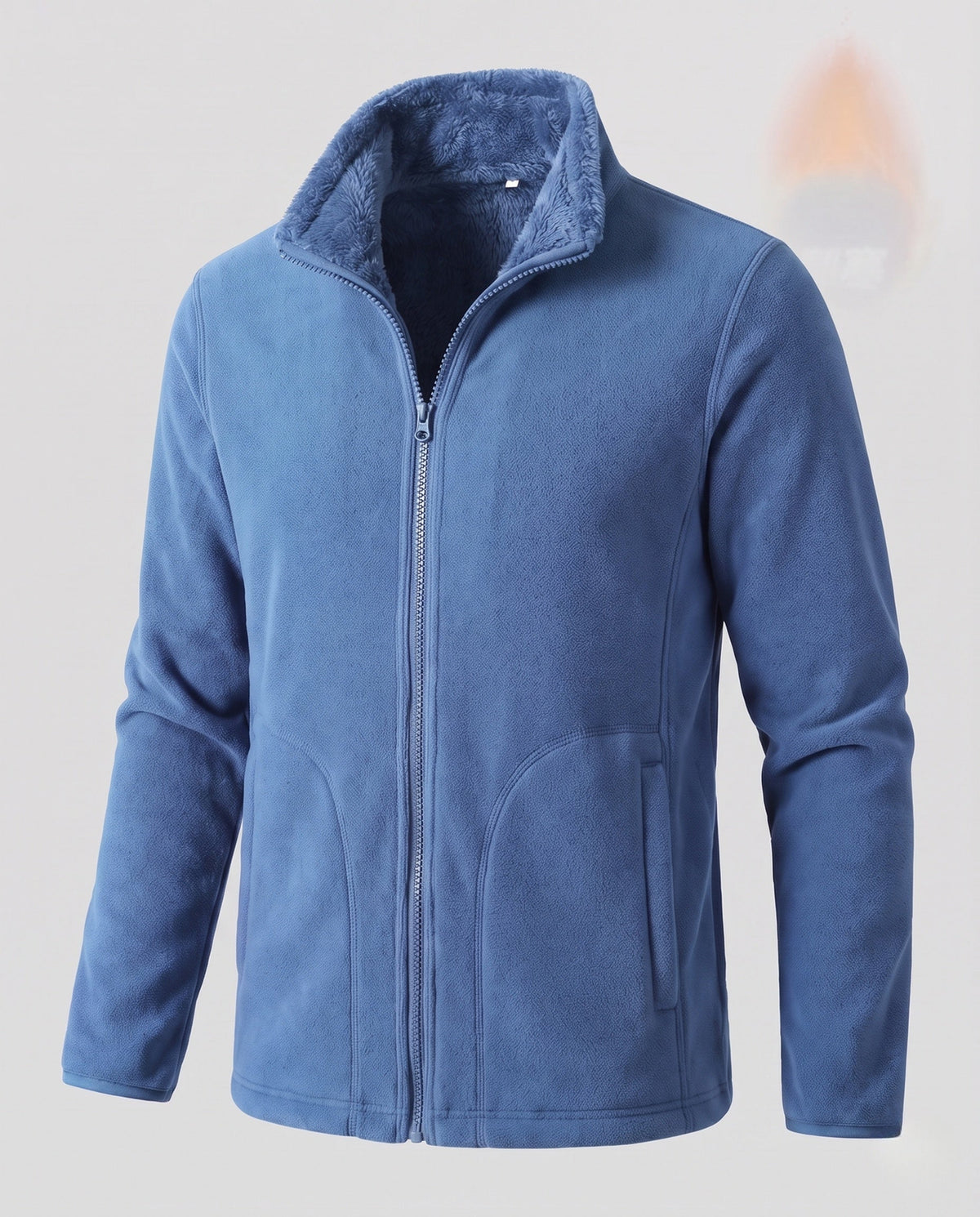 Evelina-Sabine | Women's Fleece-Lined Denim-Style Bomber Jacket