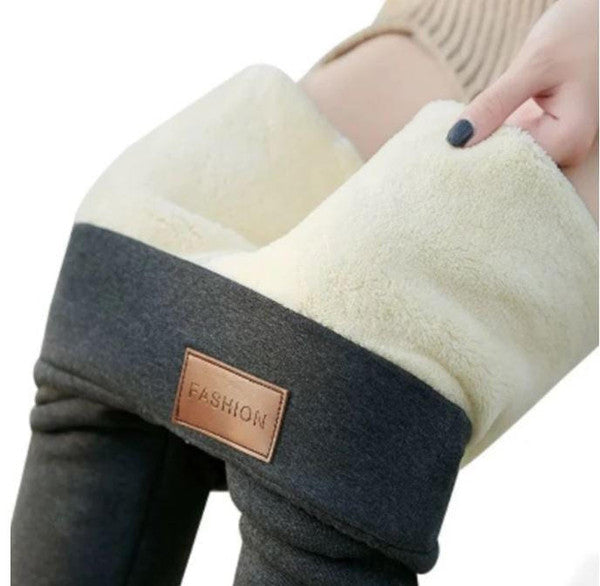 Lillian-Lorraine | Women's Fleece-Lined High-Waist Ankle Leggings