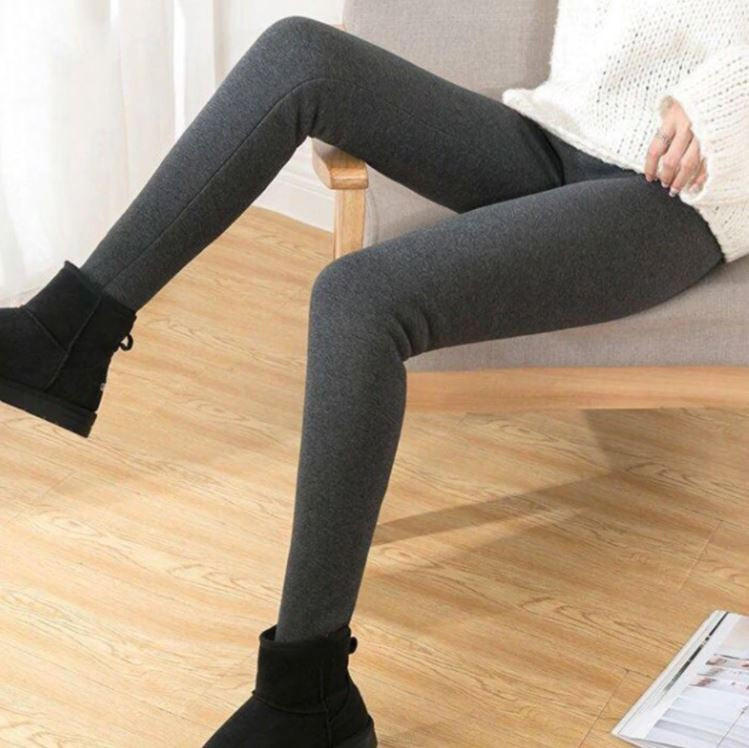 Lillian-Lorraine | Women's Fleece-Lined High-Waist Ankle Leggings