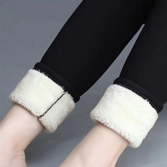 Lillian-Lorraine | Women's Fleece-Lined High-Waist Ankle Leggings