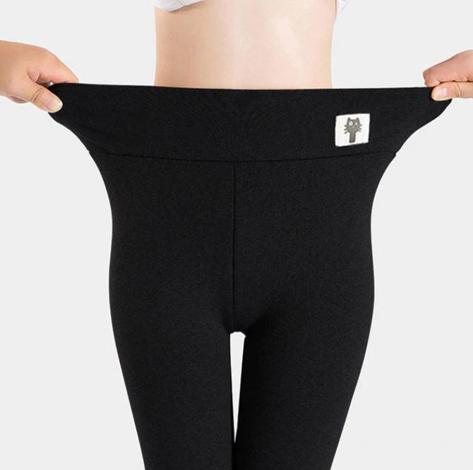 Lillian-Lorraine | Women's Fleece-Lined High-Waist Ankle Leggings