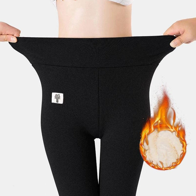 Lillian-Lorraine | Women's Fleece-Lined High-Waist Ankle Leggings