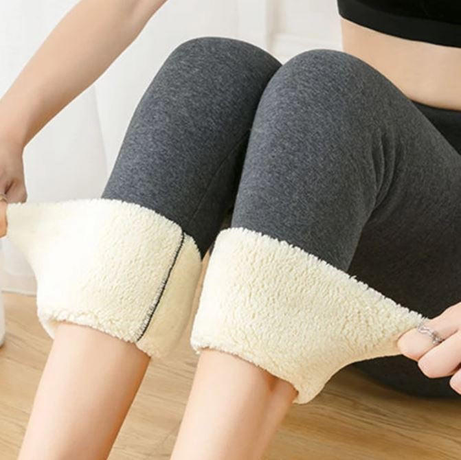 Lillian-Lorraine | Women's Fleece-Lined High-Waist Ankle Leggings