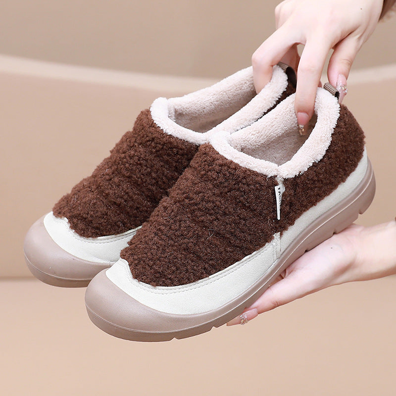 Martha-Astrid | Women's Fleece-Lined Slip-On Slippers
