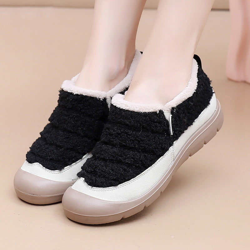 Martha-Astrid | Women's Fleece-Lined Slip-On Slippers