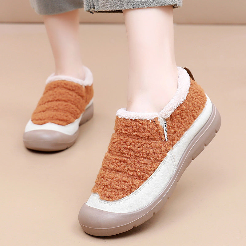 Martha-Astrid | Women's Fleece-Lined Slip-On Slippers