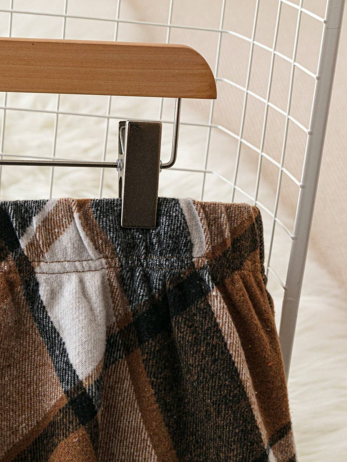 Clara | Women's Flowing Plaid A-Line Skirt