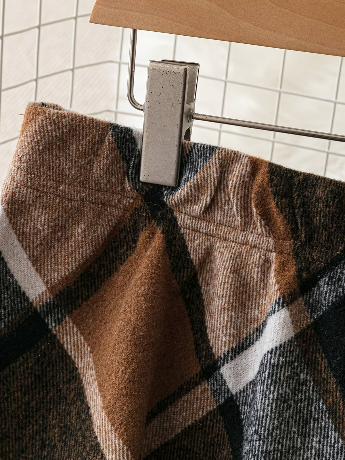 Clara | Women's Flowing Plaid A-Line Skirt