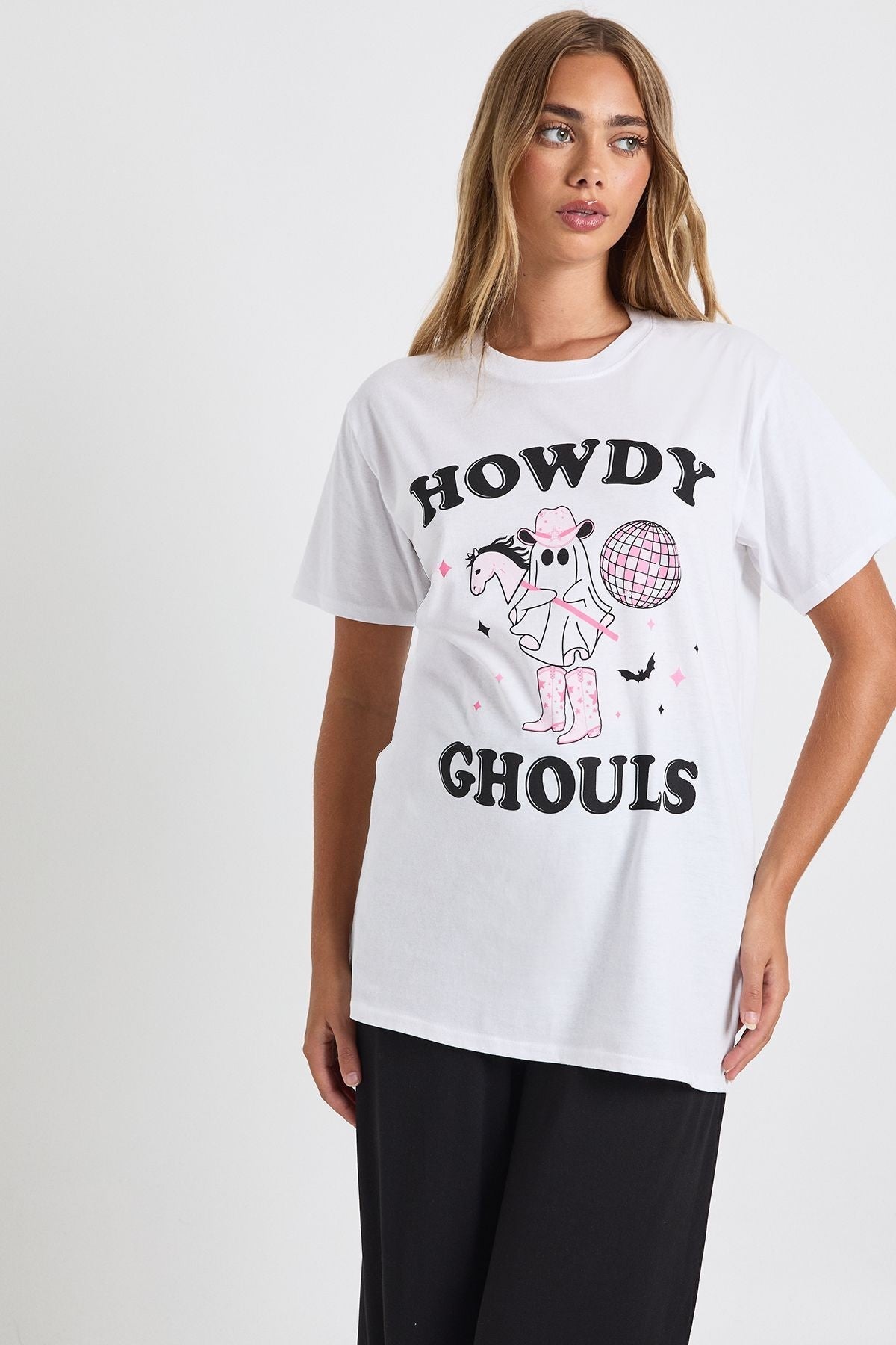 Ingrid-Opal | Women's Ghost Graphic Oversized Loungewear Set