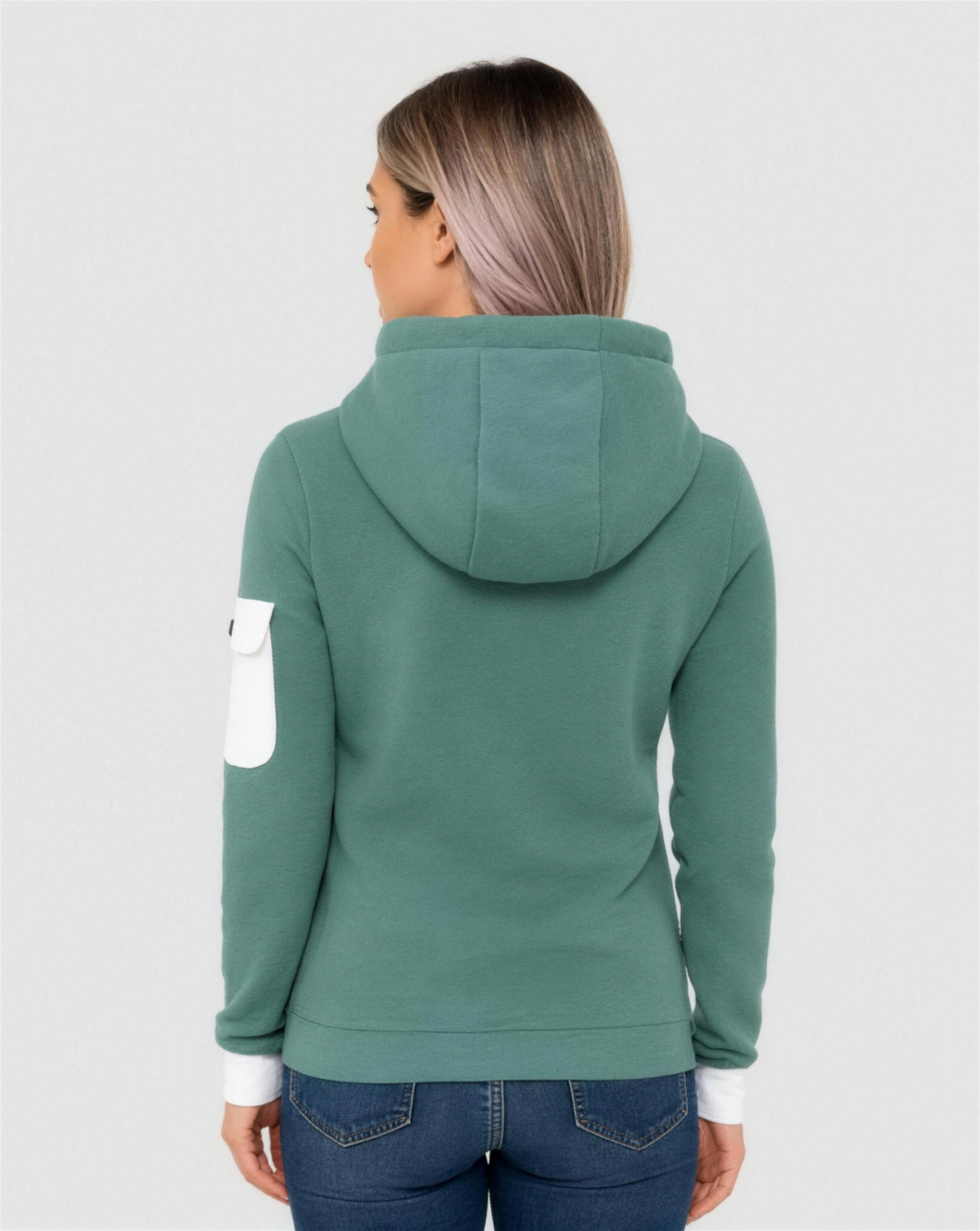 Sabine | Women's Half-Zip Essentials Hoodie with Adjustable Hood