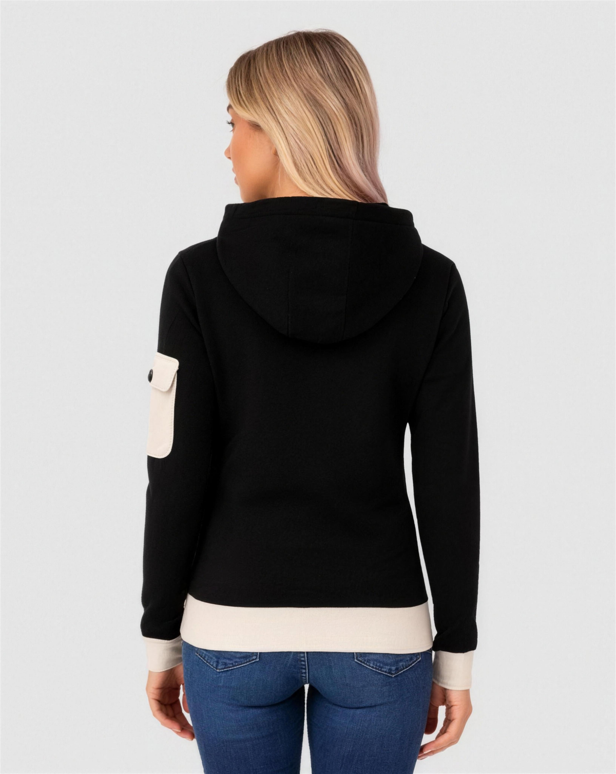 Sabine | Women's Half-Zip Essentials Hoodie with Adjustable Hood