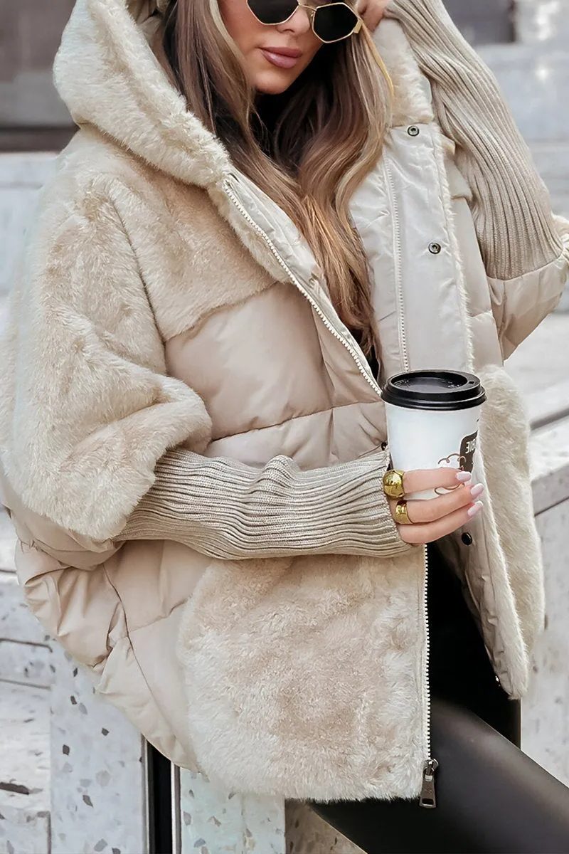 Sabine-Phyllis | Women's Hooded Longline Puffer Coat