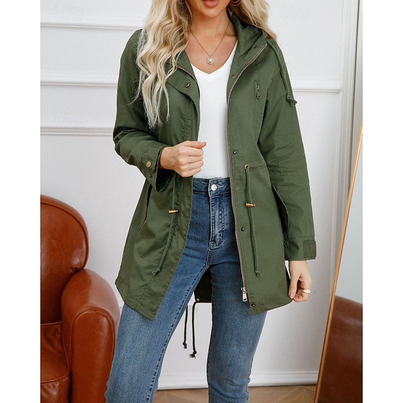 Zelda | Women's Hooded Longline Puffer Coat