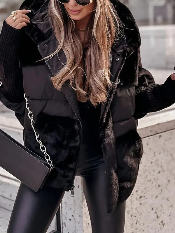 Sabine-Phyllis | Women's Hooded Longline Puffer Coat