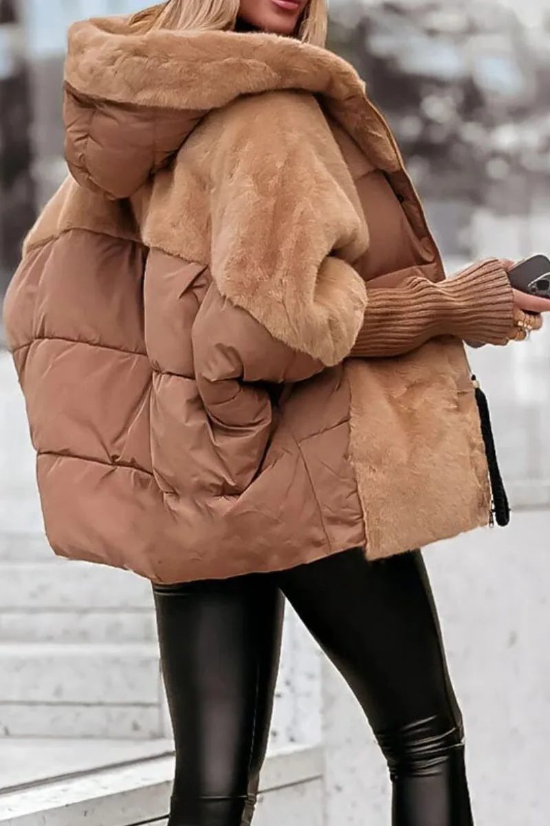 Sabine-Phyllis | Women's Hooded Longline Puffer Coat