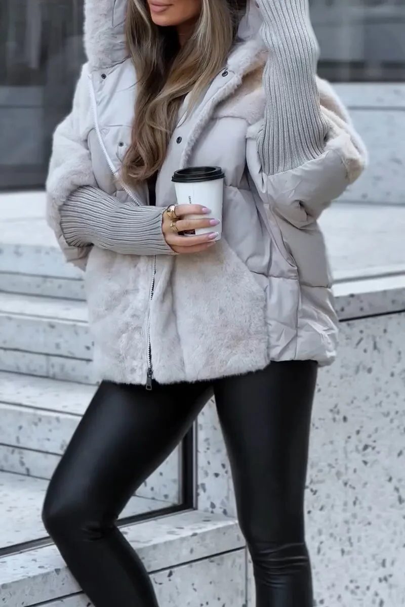 Sabine-Phyllis | Women's Hooded Longline Puffer Coat