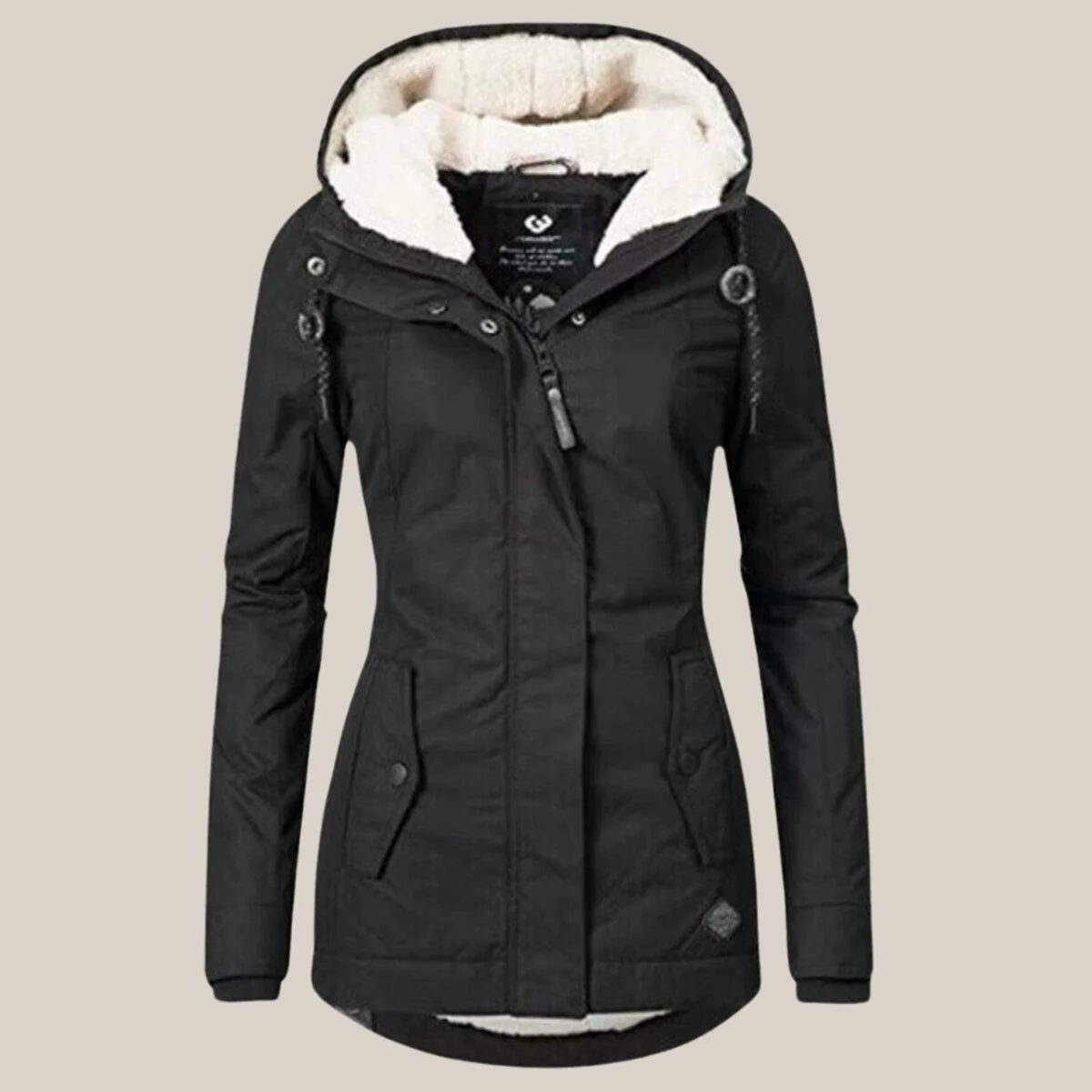 Leonora-Josephine | Women's Hooded Sherpa-Lined Quilted Jacket