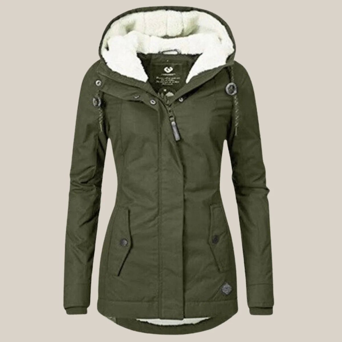 Leonora-Josephine | Women's Hooded Sherpa-Lined Quilted Jacket