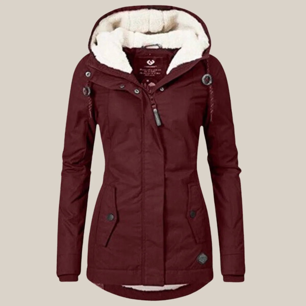 Leonora-Josephine | Women's Hooded Sherpa-Lined Quilted Jacket