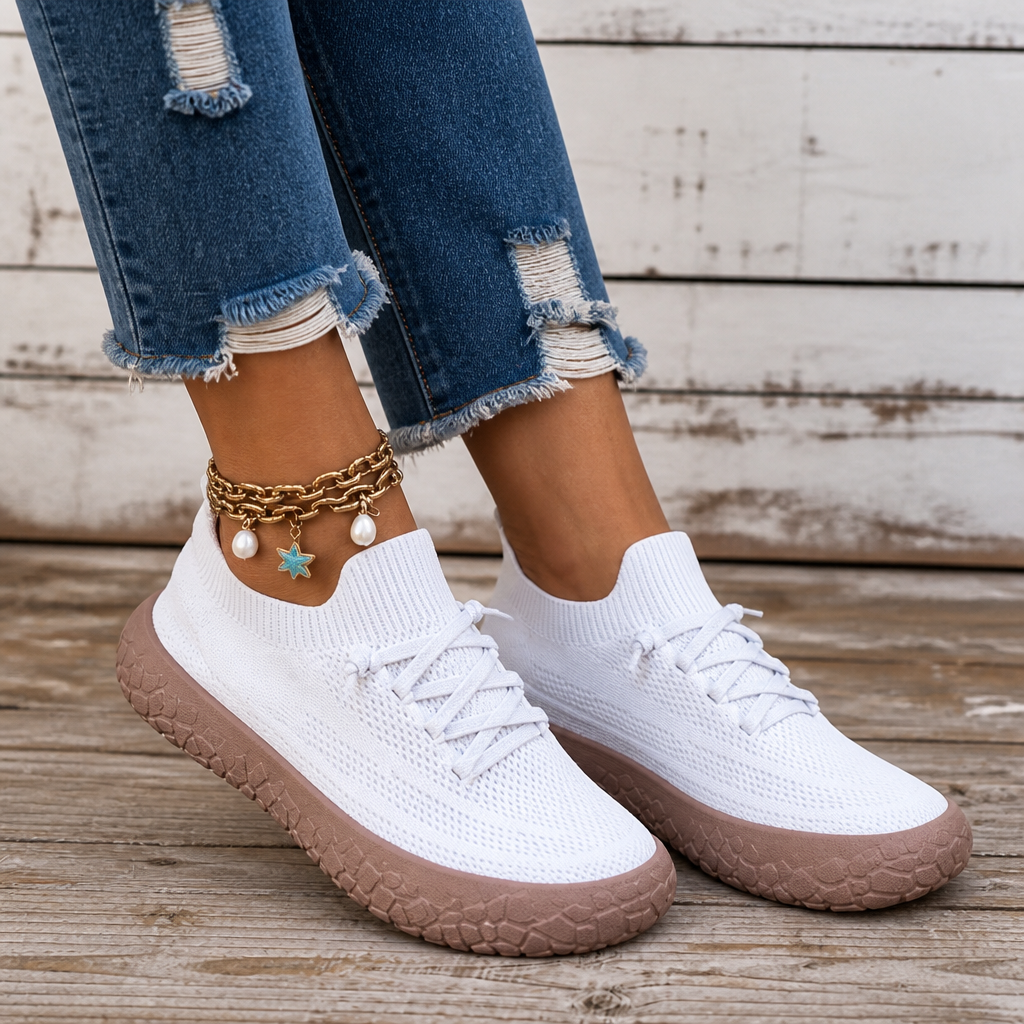 Opal | Women's Knit Mesh Slip-On Sneakers