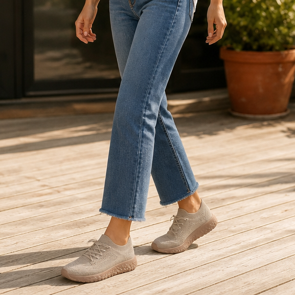 Opal | Women's Knit Mesh Slip-On Sneakers