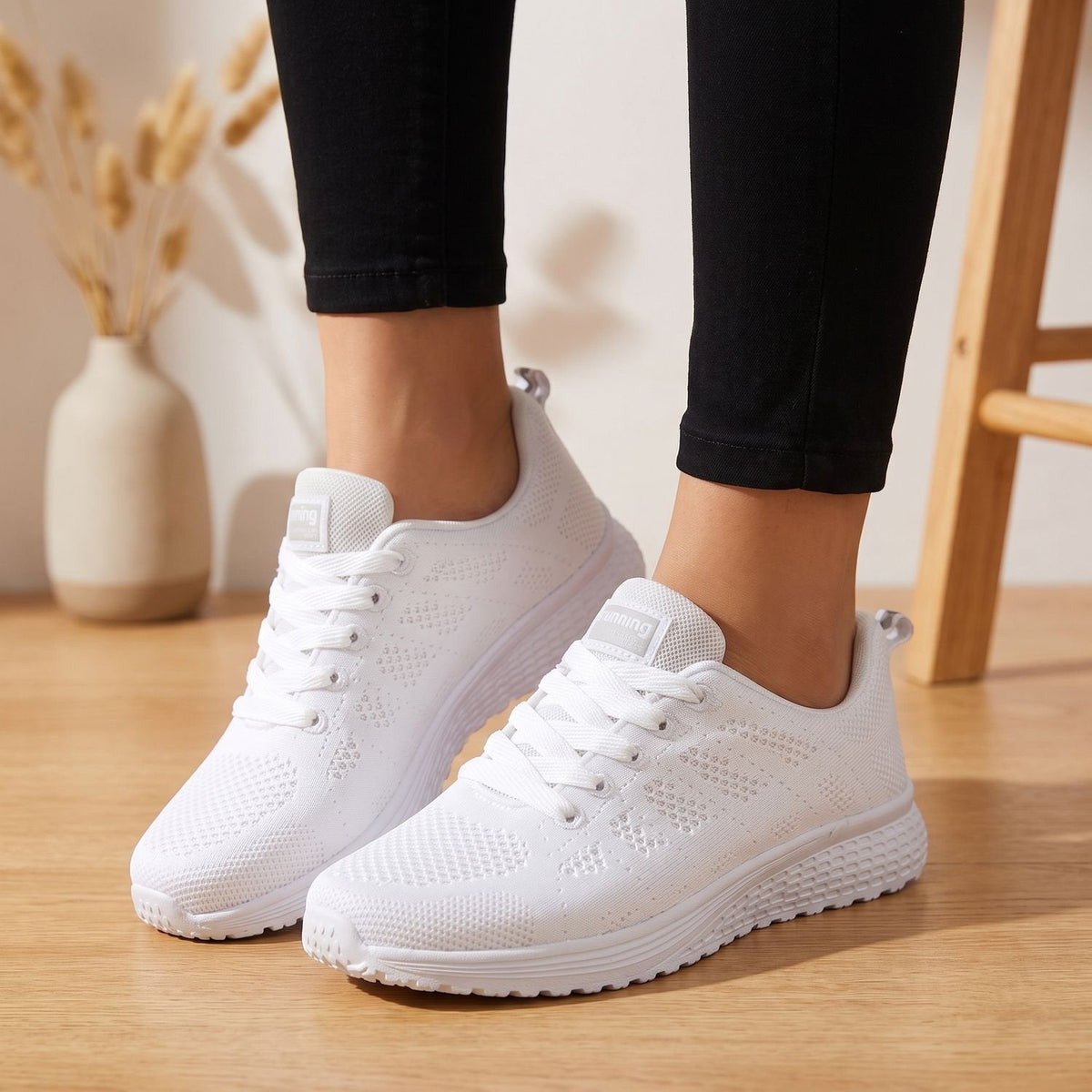 Greta-Frida | Women's Lace-Up Breathable Mesh Sneakers