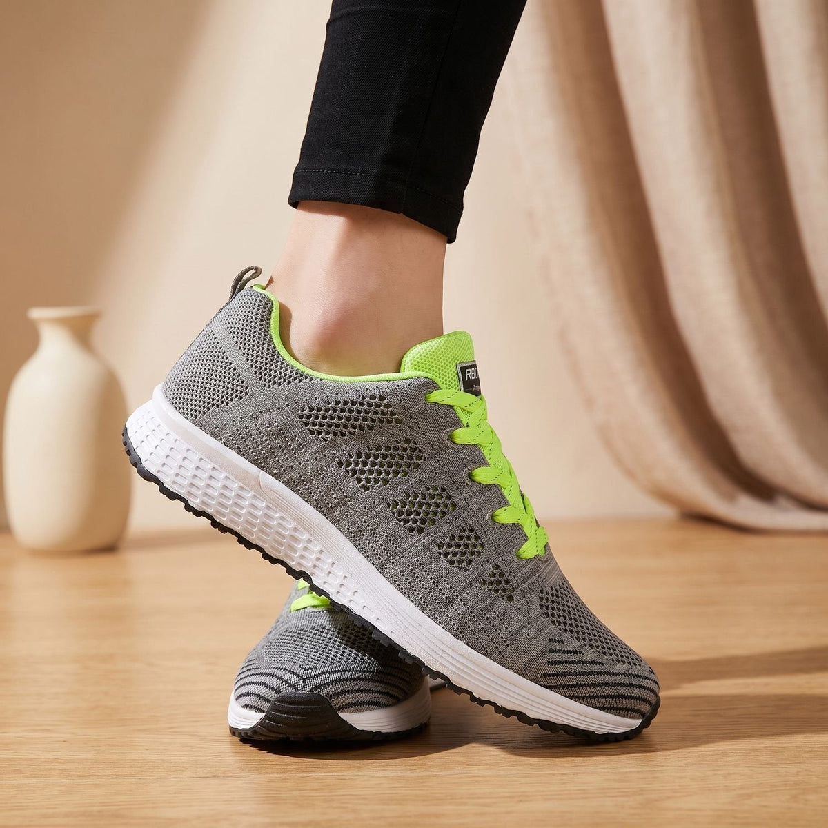 Greta-Frida | Women's Lace-Up Breathable Mesh Sneakers