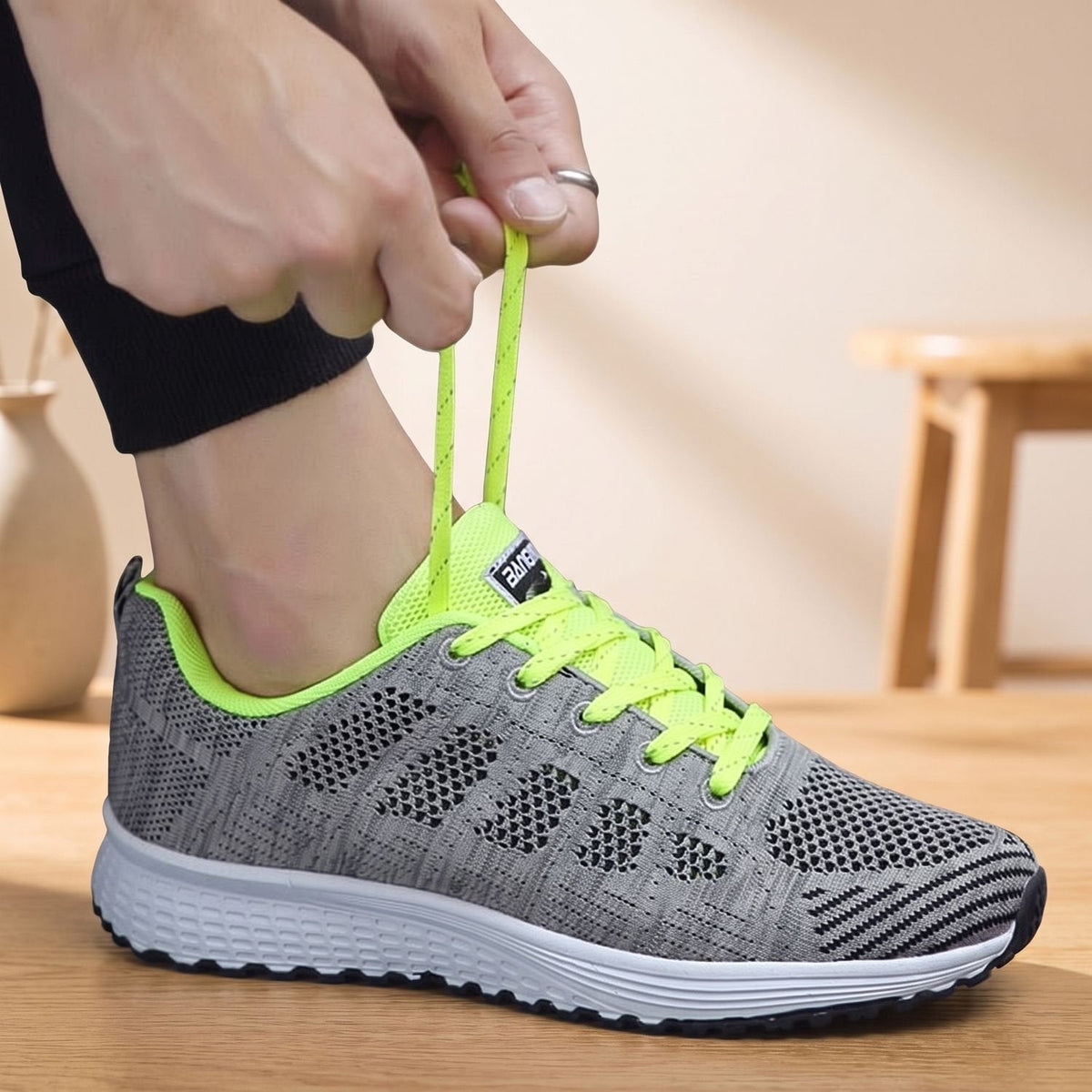 Greta-Frida | Women's Lace-Up Breathable Mesh Sneakers