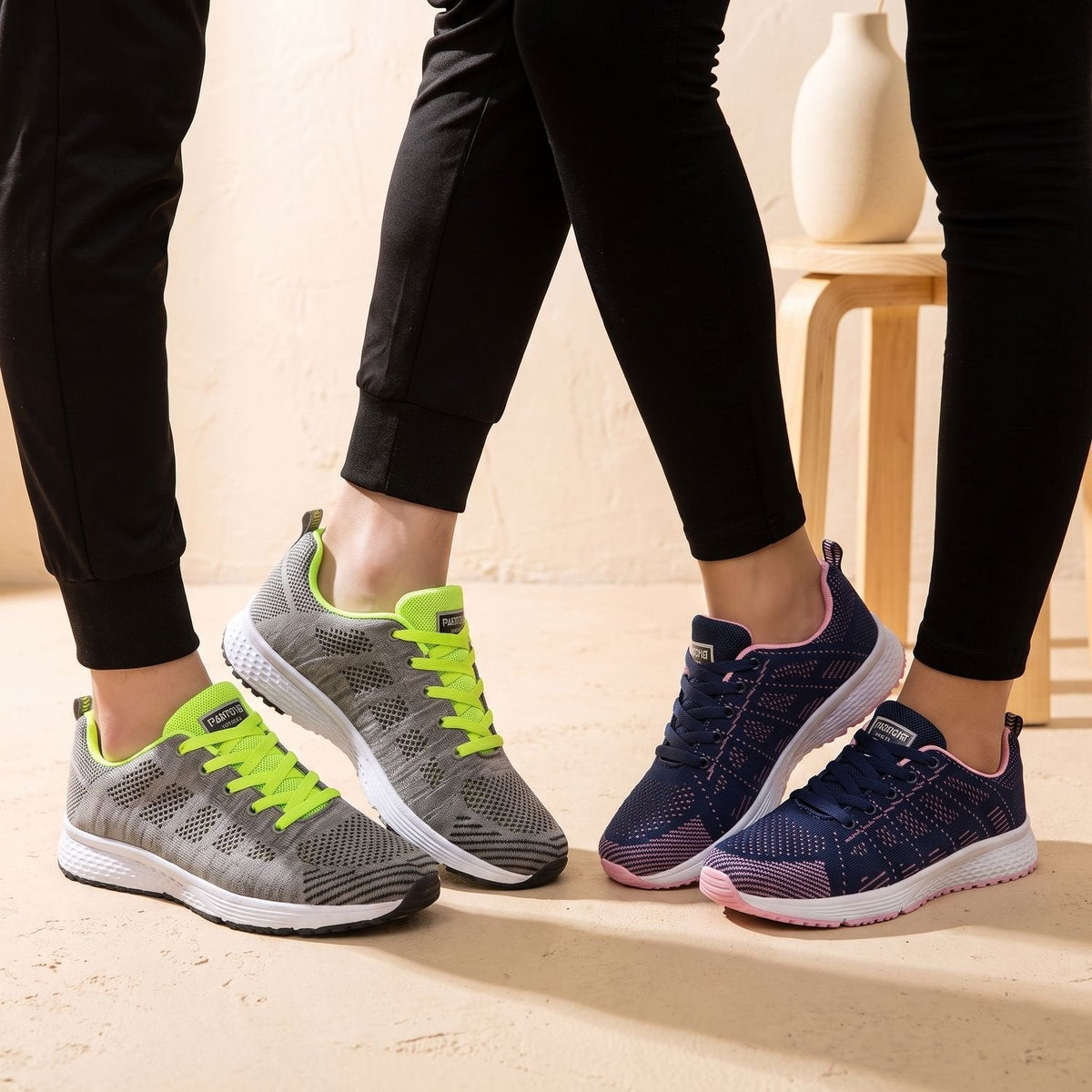 Greta-Frida | Women's Lace-Up Breathable Mesh Sneakers