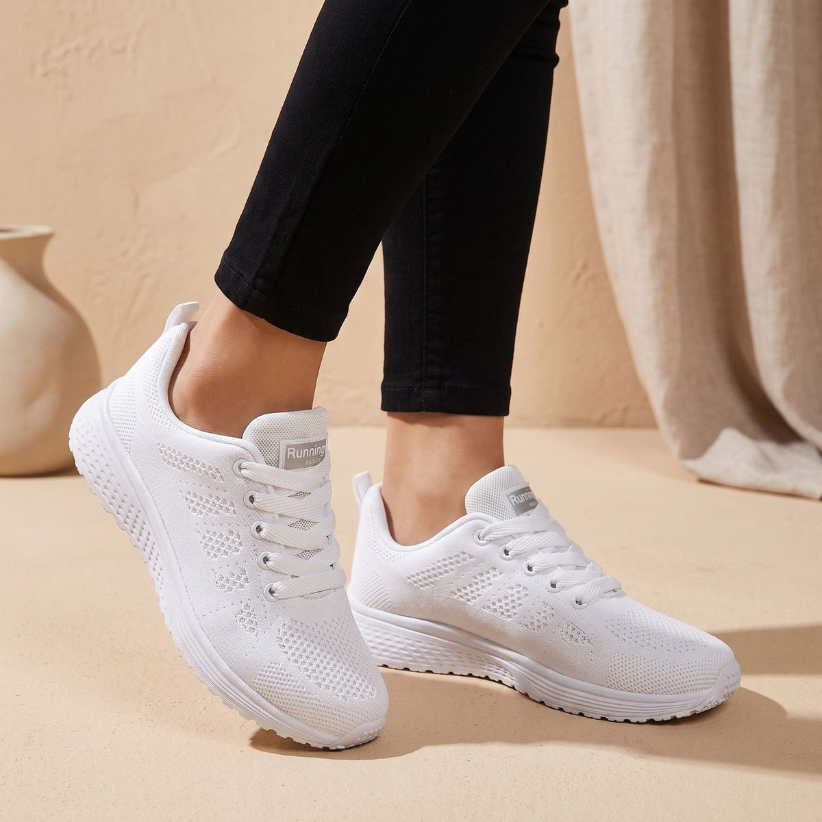 Greta-Frida | Women's Lace-Up Breathable Mesh Sneakers