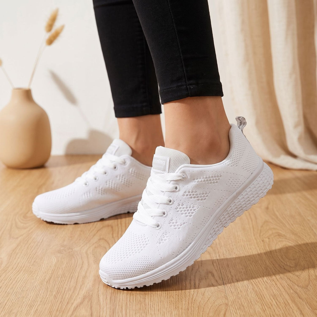 Greta-Frida | Women's Lace-Up Breathable Mesh Sneakers