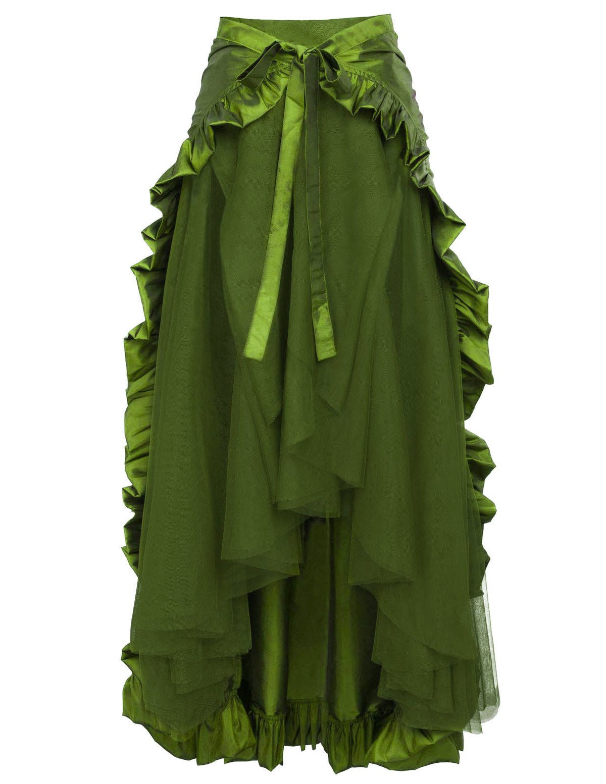 Bridget-Opal | Women's Layered Ruffle Maxi Skirt