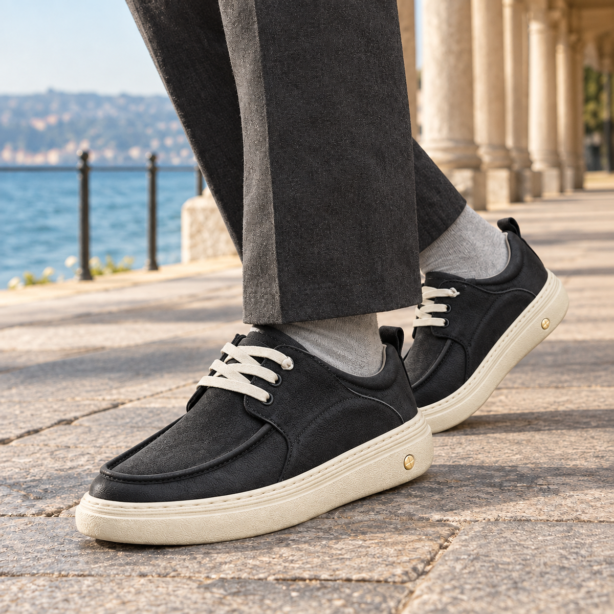 Regina-Isabelle | Women's Leather-Look Derby Shoes