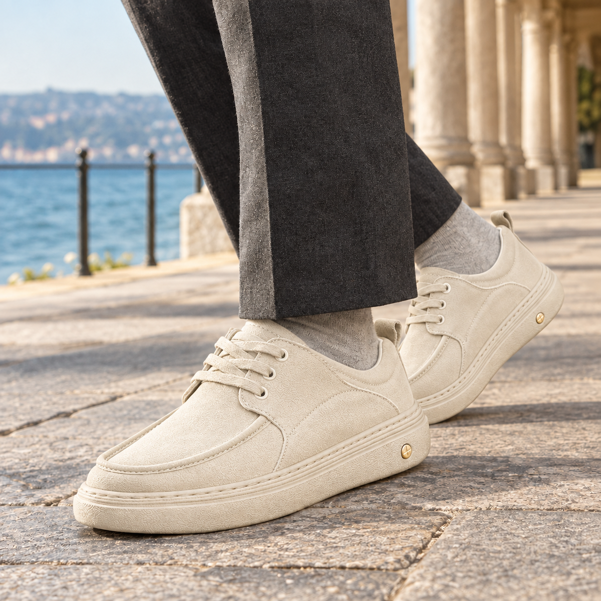 Regina-Isabelle | Women's Leather-Look Derby Shoes