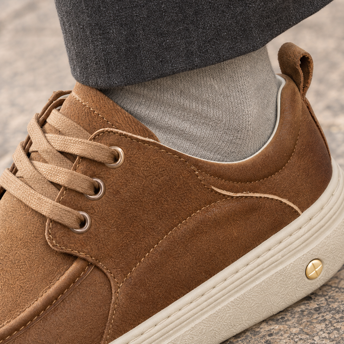 Regina-Isabelle | Women's Leather-Look Derby Shoes