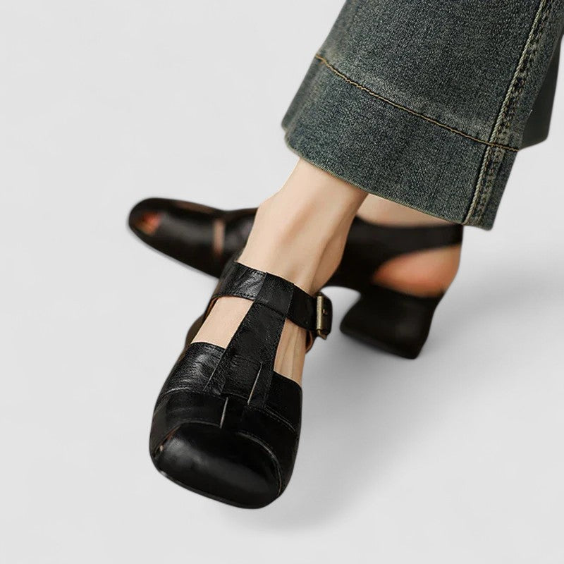 Eleanor-Leonora | Women's Mary Jane Comfort Flats