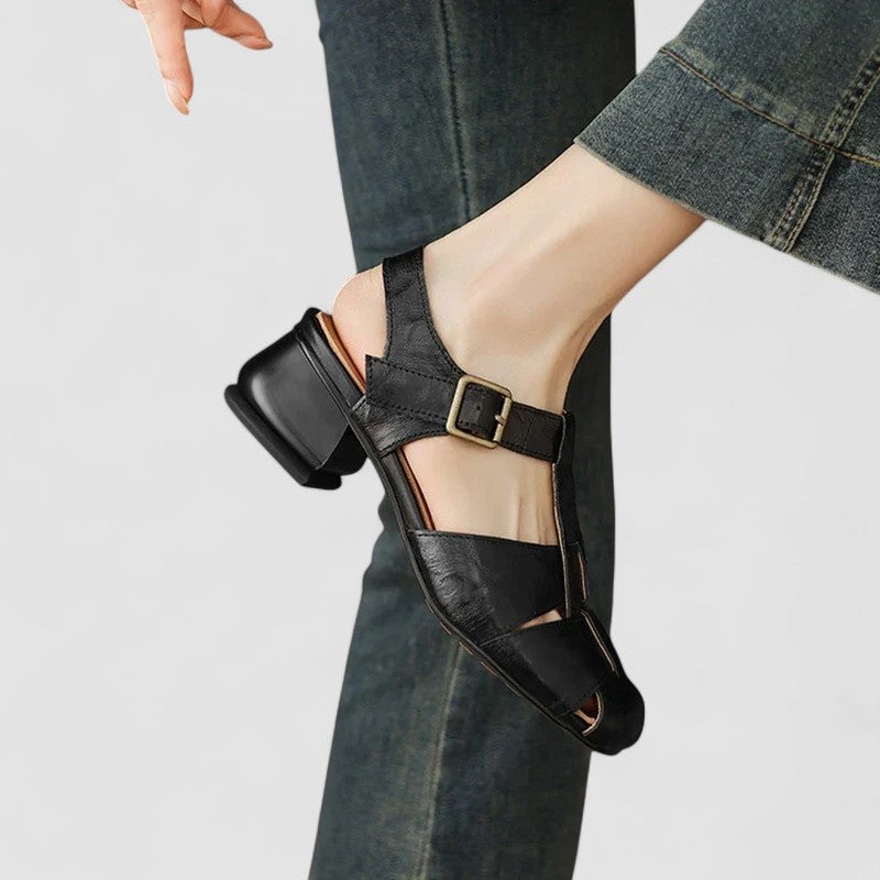 Eleanor-Leonora | Women's Mary Jane Comfort Flats