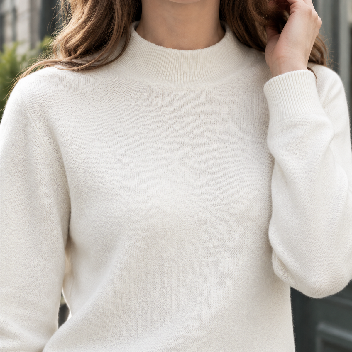 Rosemary-Nella | Women's Mock Neck Sweater