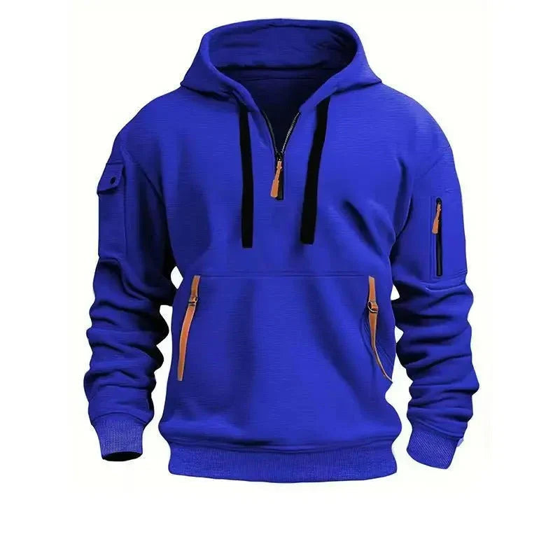 Selma-Rosemary | Women's Oversized Essentials Hoodie with Sleeve Pocket